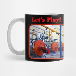 Let’s Play Socks in The Boiler Room! Mug